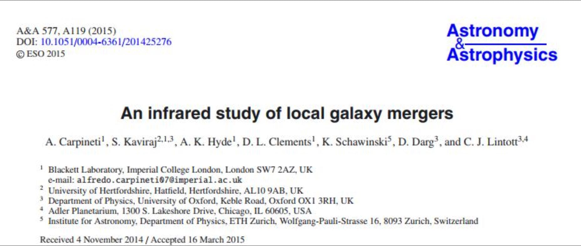 An infrared study of local galaxy mergers